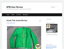 Tablet Screenshot of mtbgearreview.com